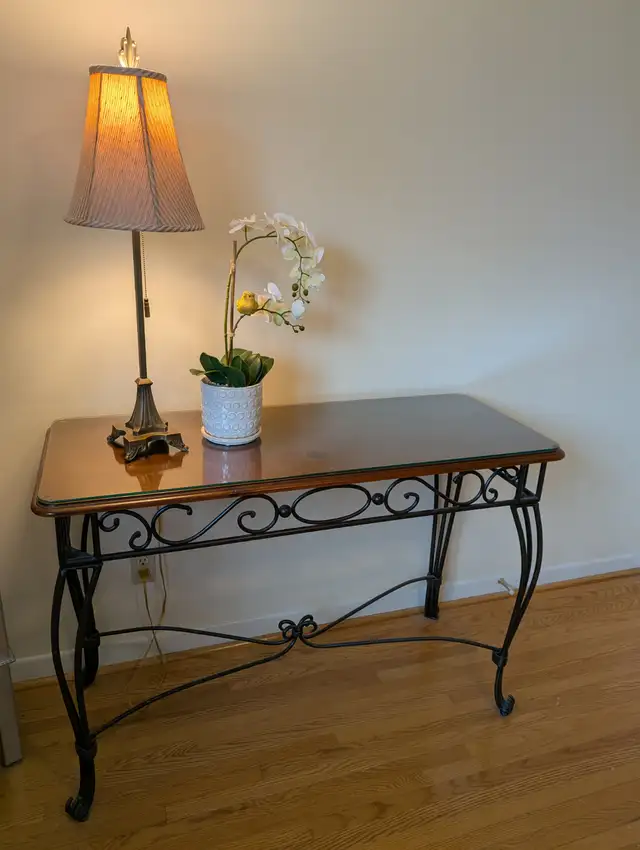 Entryway / Sofa / Hallway - Wrought Iron Table