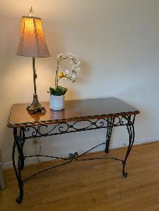 Entryway / Sofa / Hallway - Wrought Iron Table