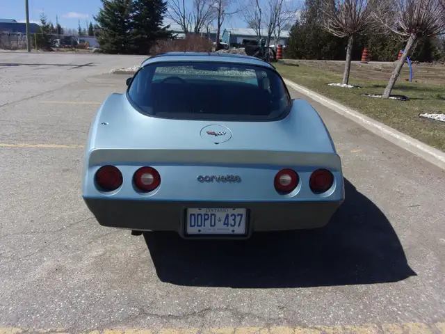 1982 Corvette All Original Rare Two Tone Blue 48,254 km - Photo 3