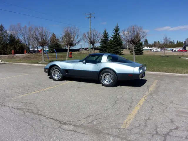 1982 Corvette All Original Rare Two Tone Blue 48,254 km - Photo 12