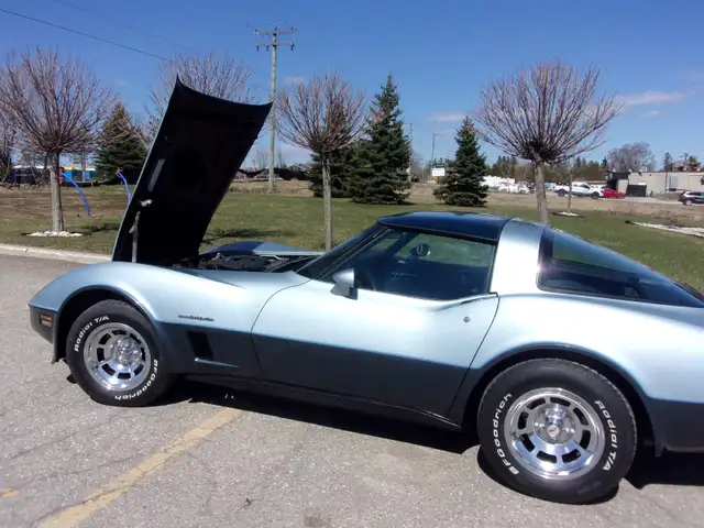 1982 Corvette All Original Rare Two Tone Blue 48,254 km - Photo 14