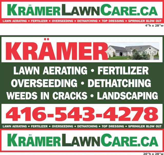 Lawn Care - Weed & Feed Programs - Lawn Restoration Pkgs