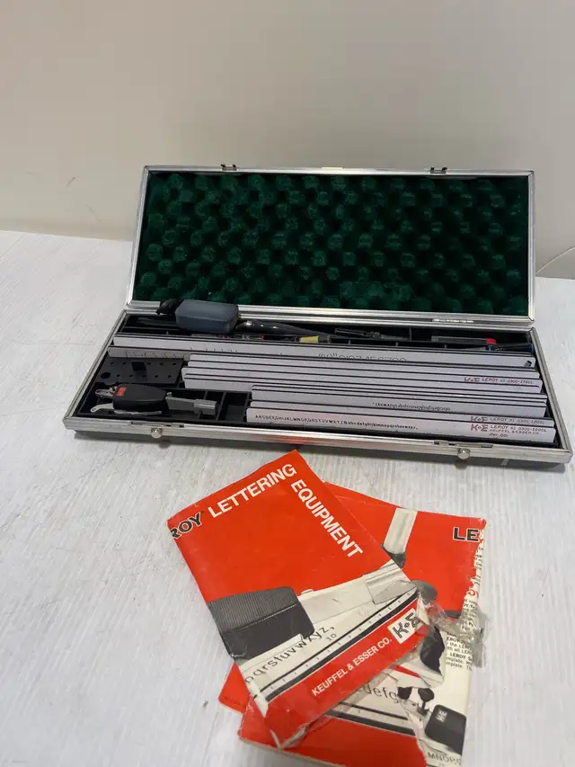 Keuffel Esser Lettering Set