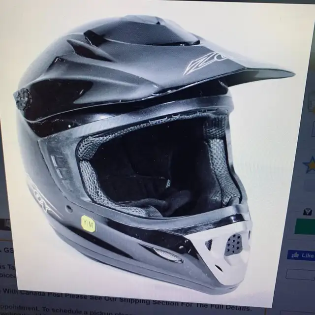 ZOX RUSH JR. HELMET YOUTH MEDIUMAS PICTURED