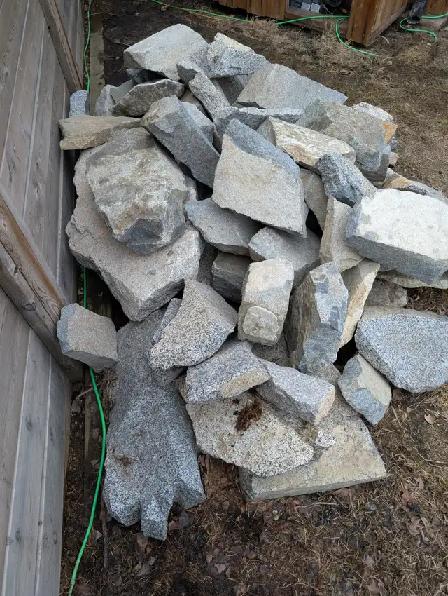 Salt and pepper granite: assorted size pieces - Photo 3