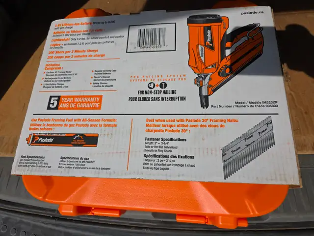 Paslode Impulse XP Framing Nailer 30 Degree Model IM325XP Kit - Photo 7