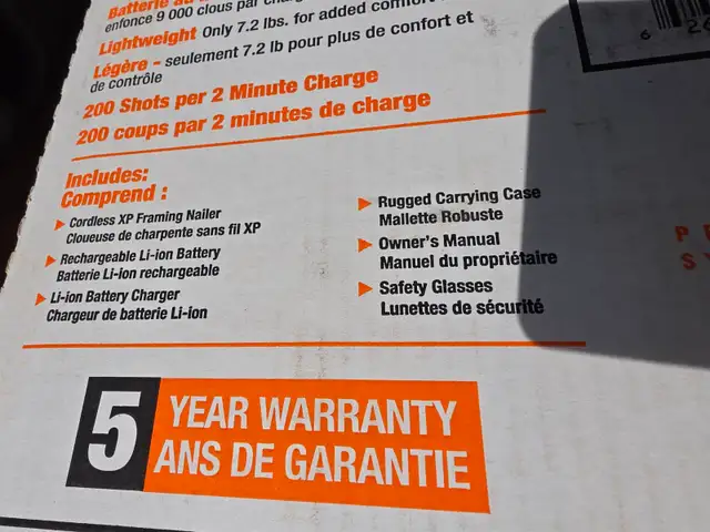 Paslode Impulse XP Framing Nailer 30 Degree Model IM325XP Kit - Photo 10