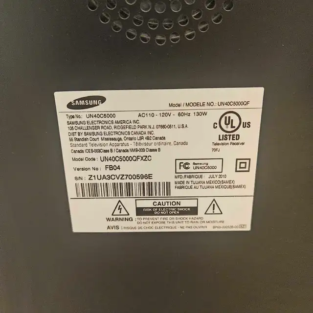 Samsung 40' 1080p LCD tv - Photo 3