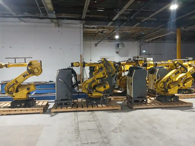 10 FANUC Robots R2000iB 210F & 165F, 30iA & 30iB Controllers