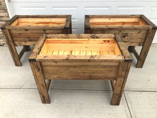 NEW 4’ raised garden planter box - Photo 8