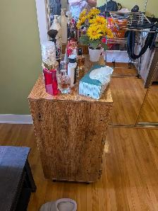 Dresser, top drawer is 2 small drawers