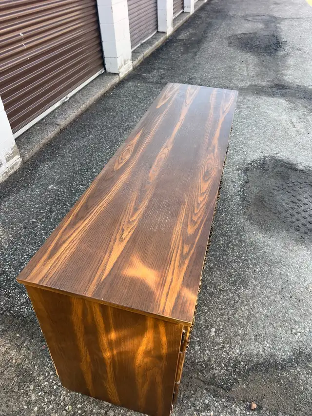 Free delivery used Vintage Wooden Dresser - Photo 2