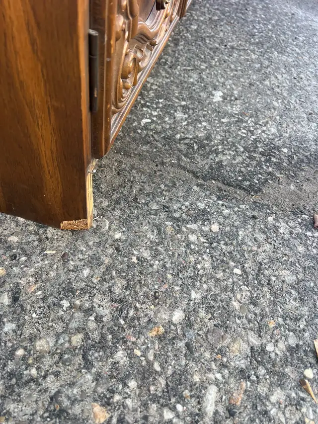 Free delivery used Vintage Wooden Dresser - Photo 4