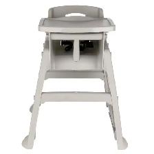 Trust ®Grey High Chair with Tray