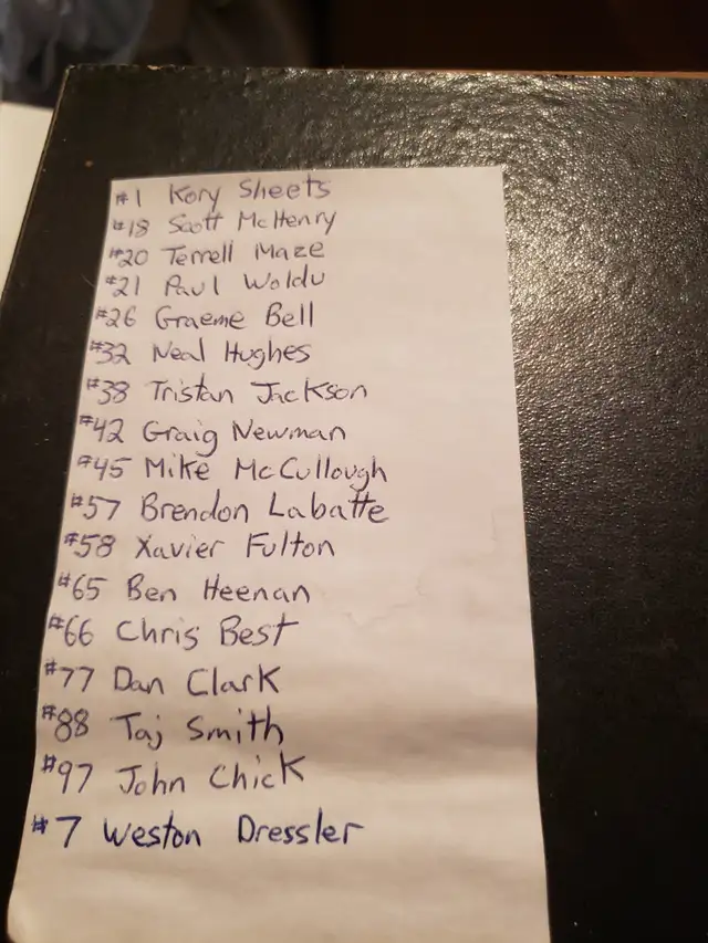 Autographed 2013 grey cup champs roughriders football - Photo 2