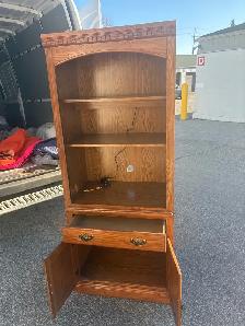 Free delivery used wood Palliser cabinet