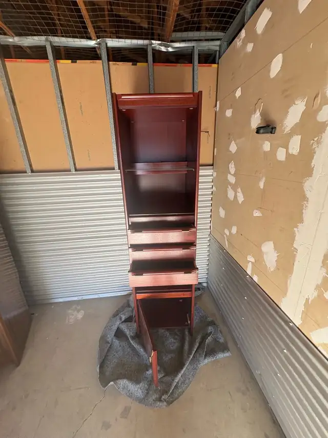 Free delivery used Wooden Display Cabinet , Drawers - Photo 4