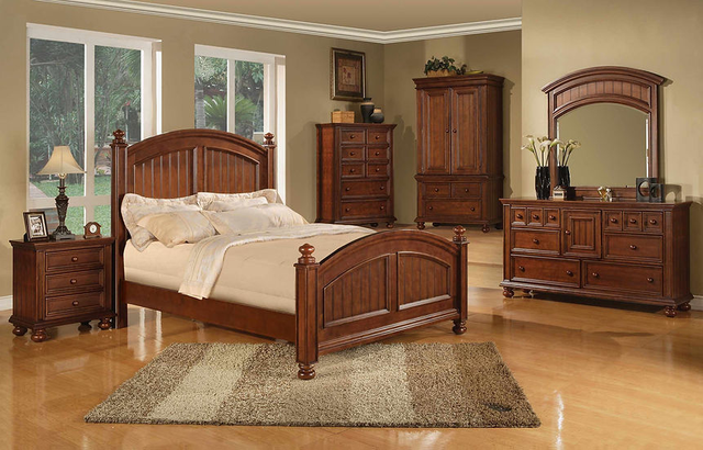 Solid Wood Farmhouse King Bed - Canadian-Made | FREE Delivery Na