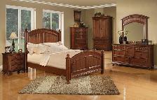 Solid Wood Farmhouse King Bed - Canadian-Made | FREE Delivery Na
