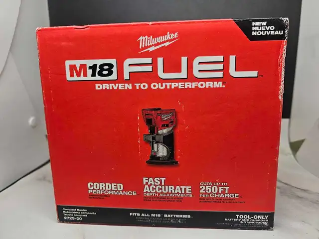 Milwaukee 2723 M18 Compact Router NEW