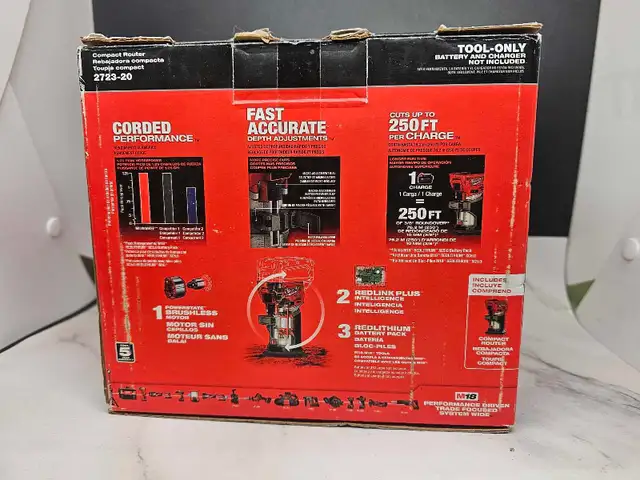 Milwaukee 2723 M18 Compact Router NEW - Photo 2