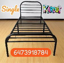 Free Delivery New twin Bed Metal Heavy-duty sturdy stable.