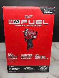 Milwaukee 2562 3/8' M12 Impact NEWTool Only
