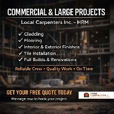 Commercial Carpentry Crew Available - HRM |  Large Projects