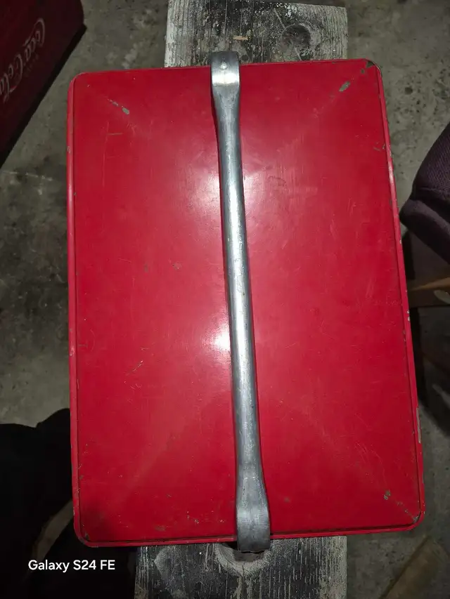 vintage French Canadian Coca-Cola cooler - Photo 4