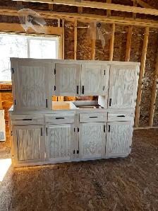 Rustic Handmade Wooden Cabinets for sale