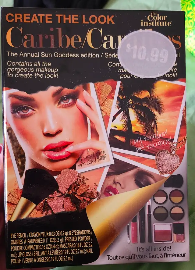 Brand NEW makeup set box! Caribe Sun Goddess Edition!