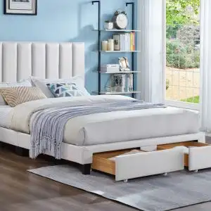 Modern Storage Bed Frame with Drawers – Delivery Available GTA