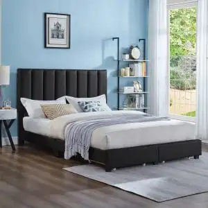 Modern Storage Bed Frame with Drawers – Delivery Available GTA - Photo 5