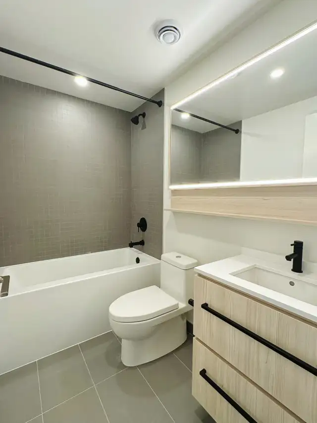 New 1  Den 2Baths  For Rent Steps to TTC  in Downtown Toronto - Photo 3