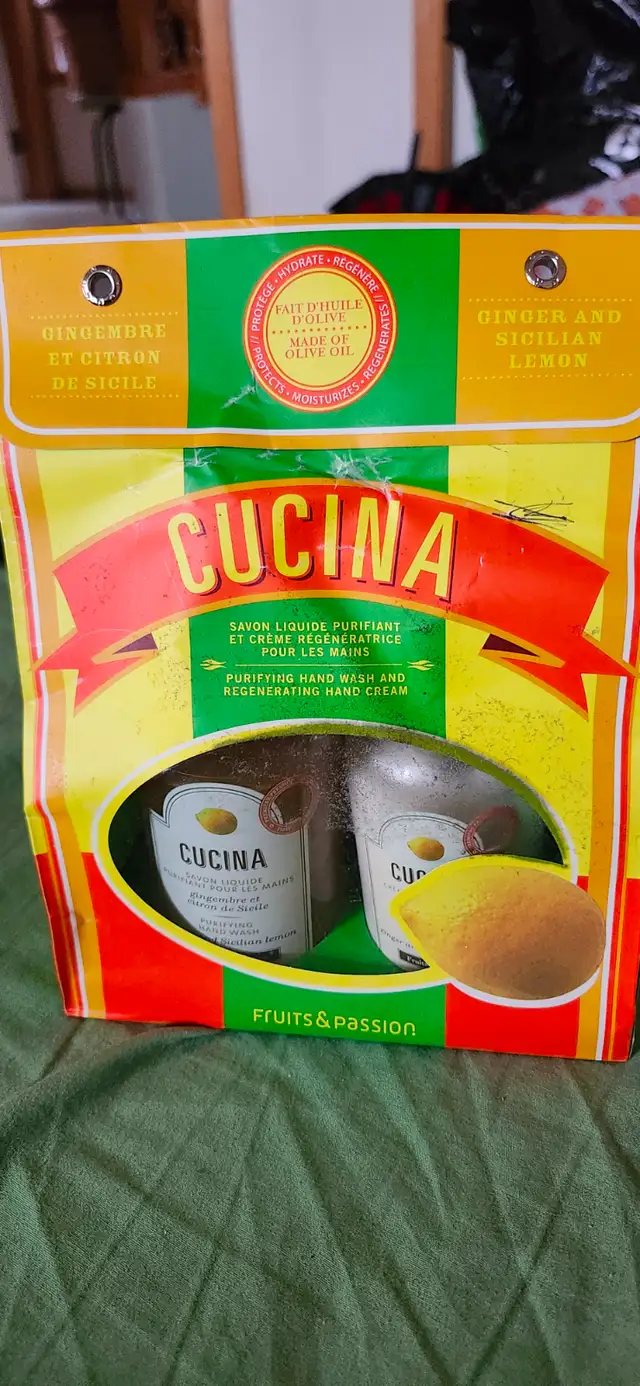 Brand NEW Cucina Ginger Sicilian Lemon hand wash and hand cream - Photo 5