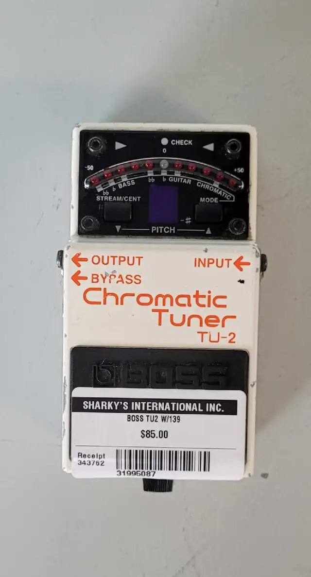 Boss Chromatic Tuner Guutar Pedal TU2 (31995087)