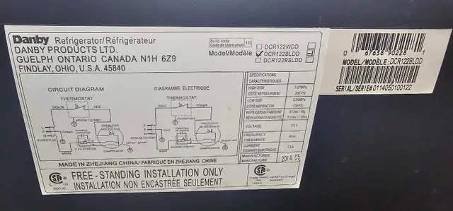 Danby Mini Fridge for sale - Photo 5