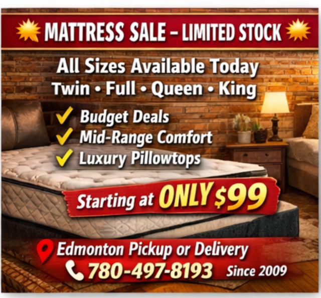 Brand New Mattresses – Many Styles Available - Photo 2