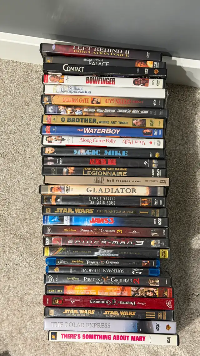 DVDs – Approximately 30