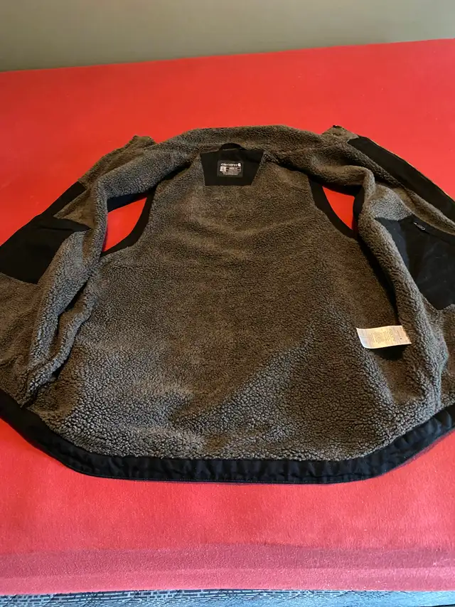 CARHARTT VEST LG TALL SHERPA LINING BLACK BRAND NEW . - Photo 3
