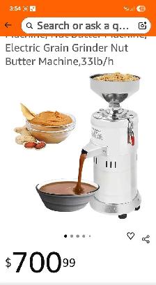 Make your own nutbutter or specialty flour Buisness opportunity