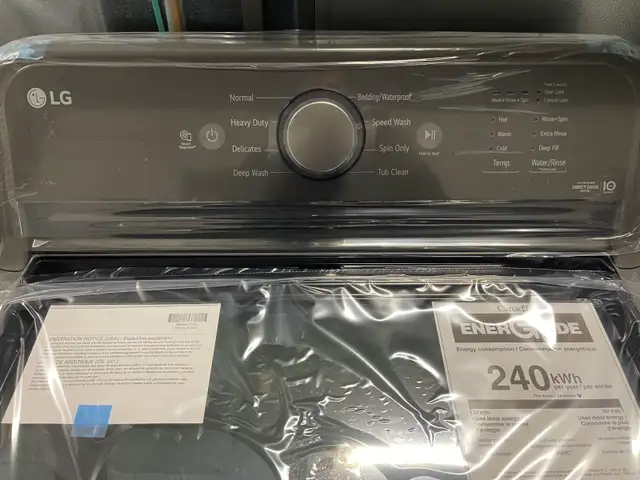 NEW 27" LG Top Load Washer With Agitator (4.8 Cu.Ft) Turbo Drum - Photo 6