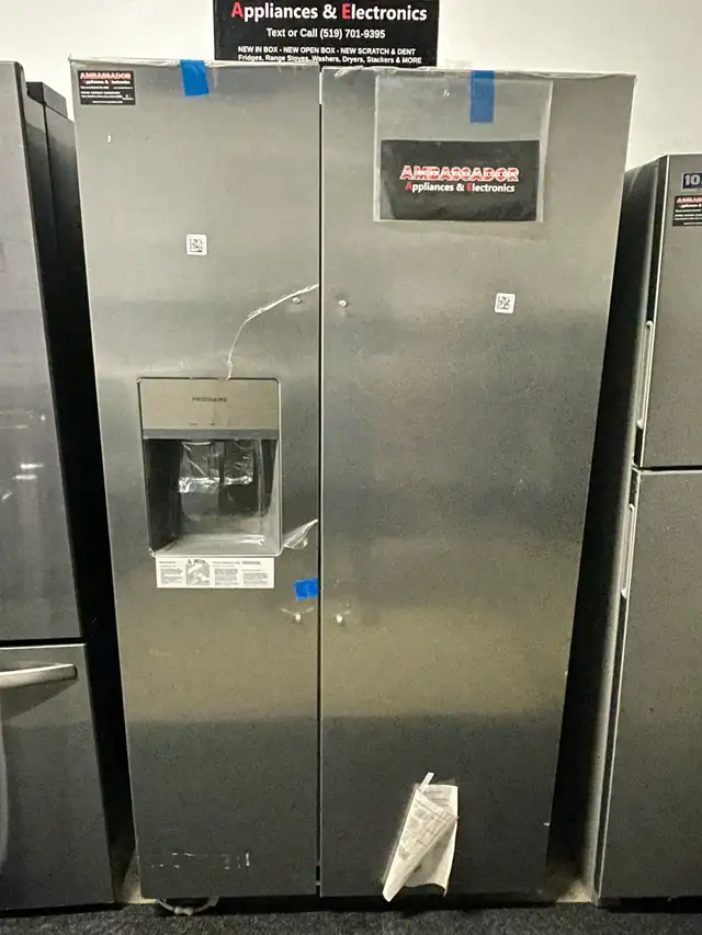 NEW 36" Frigidaire External Water&Ice Side By Side Fridge 25 CF - Photo 2