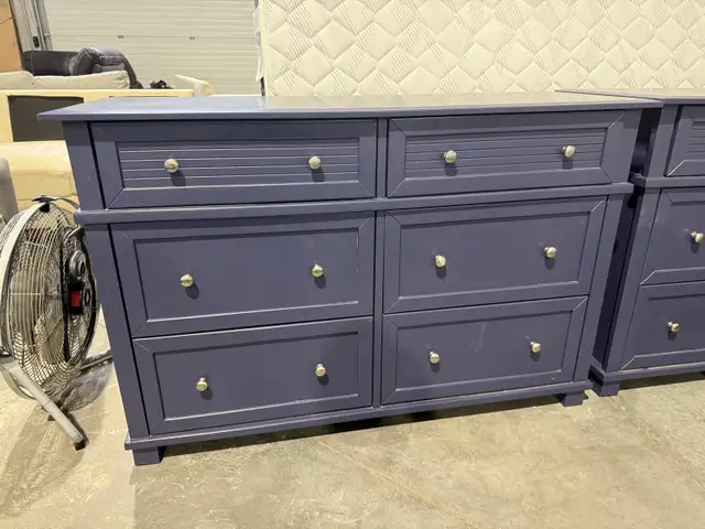 Blue 6 drawer dresser