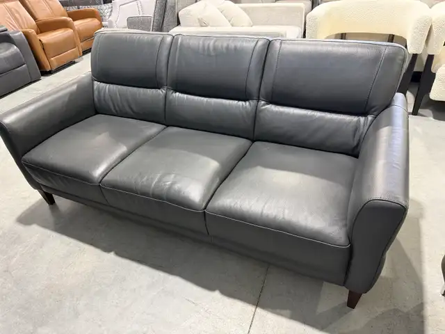 Natuzzi leather sofa