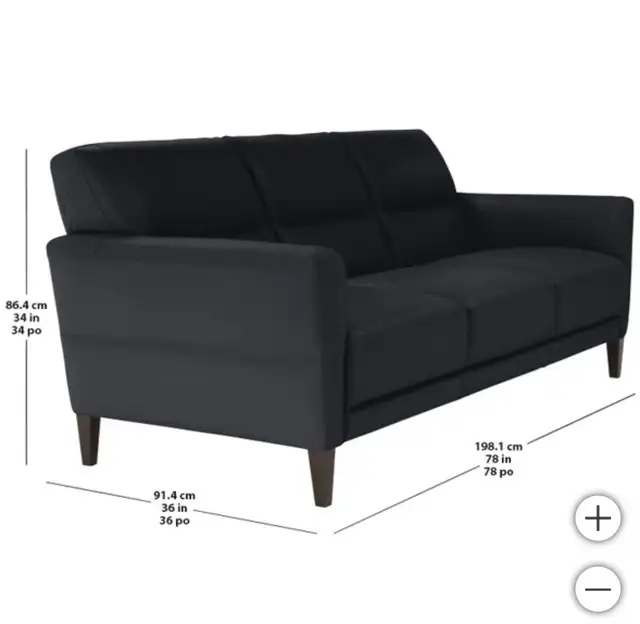 Natuzzi leather sofa - Photo 4