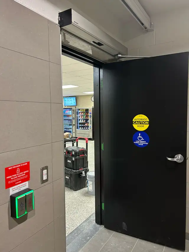 Automatic door opener, Barrier free washroom, handicap door - Photo 6