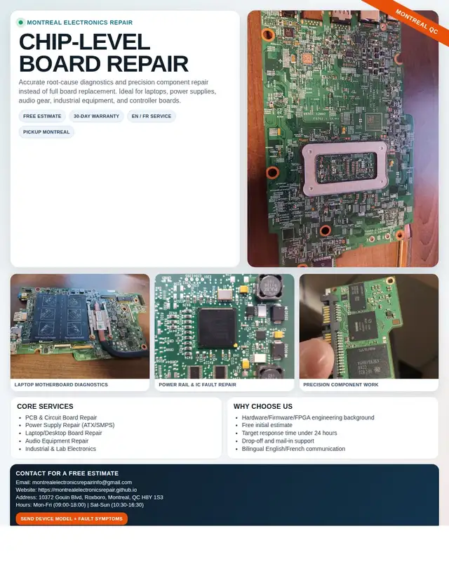 Montreal Electronics Repair