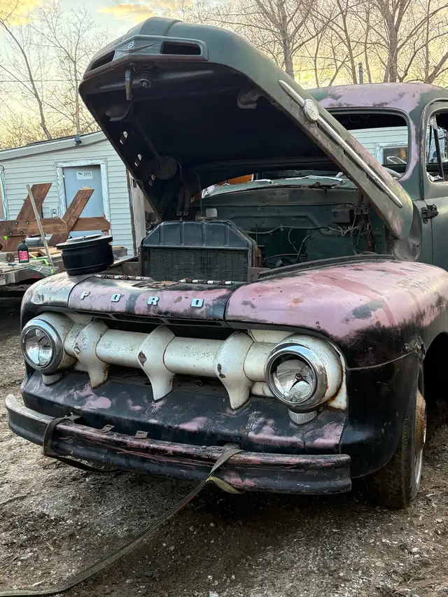1951 Ford F100 – Solid Project / Patina Truck – Flathead V8 - Photo 5