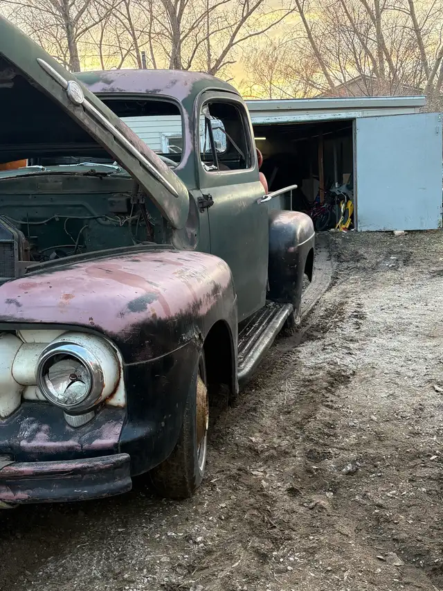 1951 Ford F100 – Solid Project / Patina Truck – Flathead V8 - Photo 6